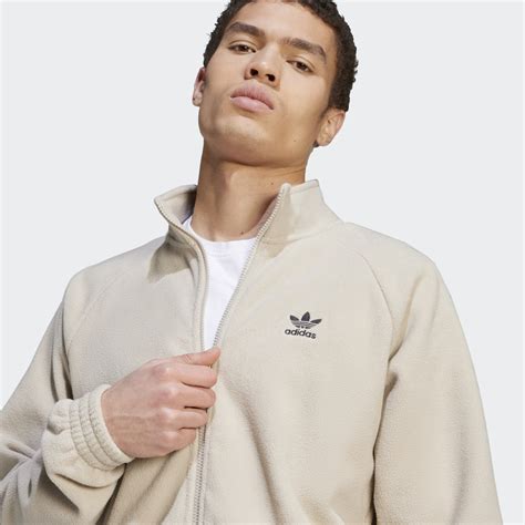 adidas teddy fleece herren m|adidas Adicolor Classics Trefoil Teddy Fleece Jacket .